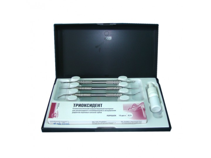 Триоксидент 10пакетиков по 0,3г + инструменты 3 шт.
