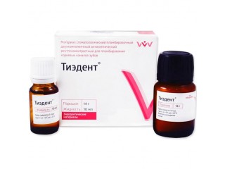 Тиэдент порошок 14г + жидкость 10 мл.