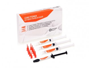 Система отбеливания эмали зубов в условиях клинического приёма