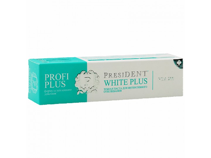 Зубная паста PRESIDENT PROFI PLUS White Plus (200 RDA)