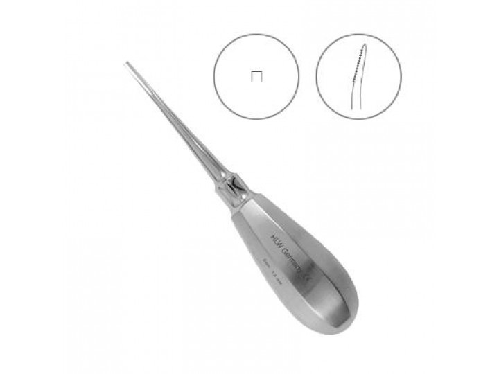 Элеватор Bein зубчатый, изогнутый, 2 мм, №13-6BCZ, HLW