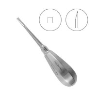 Элеватор Bein, прямой, зубчатый, 4 мм №13-8BZ, HLW