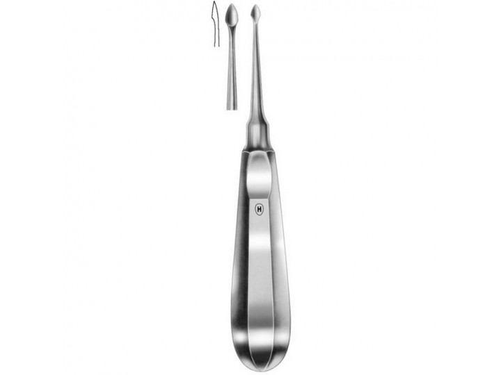 HSA 700-00 - элеватор Bernard 1 для верхних корней, прямой, 4 мм