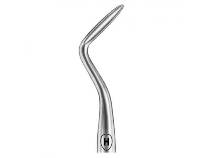 HSA 622-02 - элеватор левый Flohr 2 для нижних корней, 3 мм