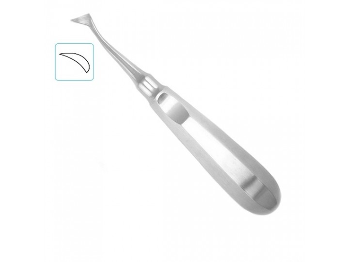 Элеватор зубной угловой левый флажок (120 градусов) П-720-28