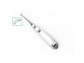 Элеватор зубной угловой правый флажок (120 градусов) П-720-27