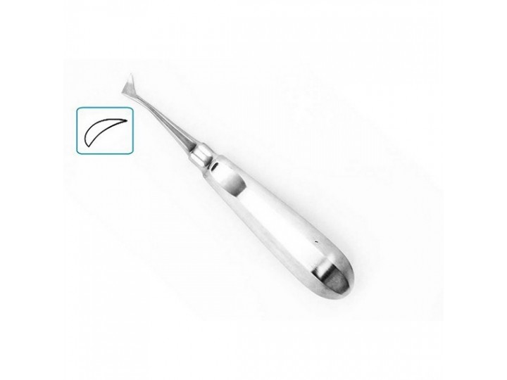 Элеватор зубной угловой правый флажок (120 градусов) П-720-27