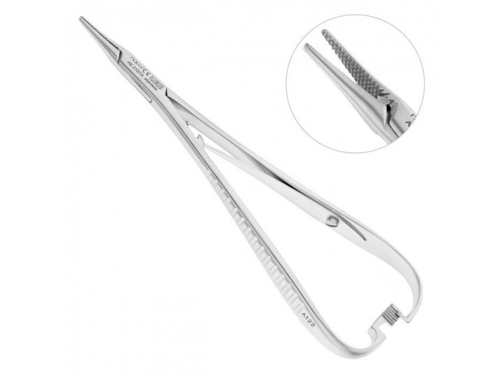 Иглодержатель хирургический прямой Mathieu, 140 мм, NOPA AE 210/14