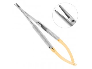 Иглодержатель хирургический прямой Castroviejo-Gomel TC 20-19