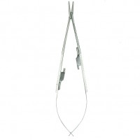 Иглодержатель с фиксатором прямой Castroviejo 121-425-P, 18 см