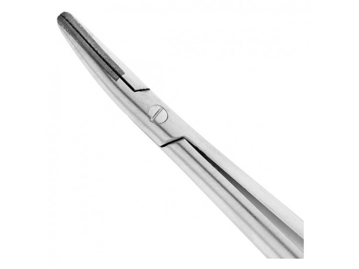 Иглодержатель хирургический изогнутый Castroviejo-Gomel TC 20-17