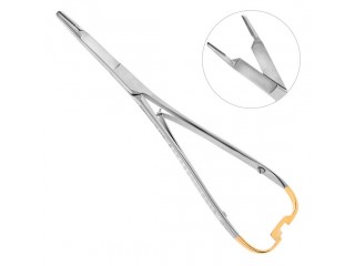 Иглодержатель хирургический прямой Mathieu-Olsen TC 20-32