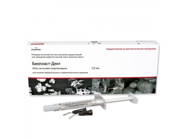 Биопласт-Дент гель на основе хлоргексидина