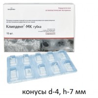 Клипдент МК губка, конусы d-4, h-7 мм