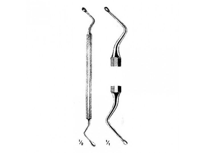Кюретажная ложка изогнутая 99-052-0-P
