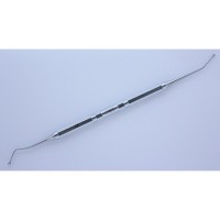 Кюретажная ложка с отверстием, двухсторонняя, 14319