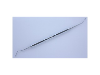 Кюретажная ложка с отверстием, двухсторонняя, 14319