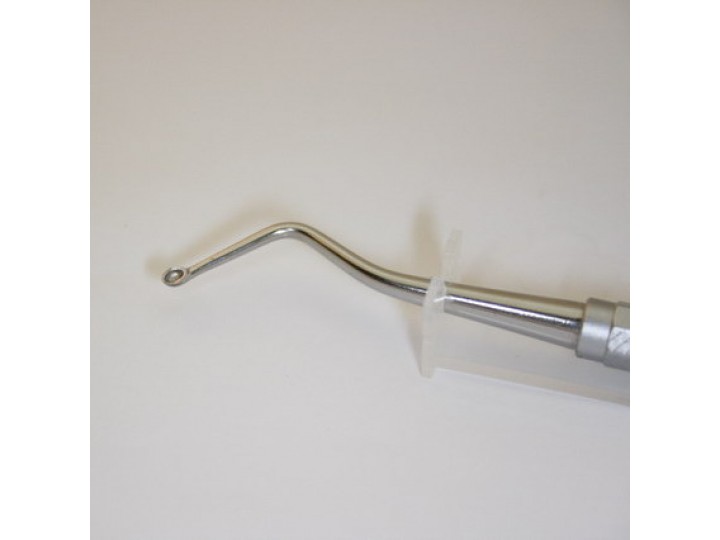 Ложка кюретажная изогнутая №1, 14311