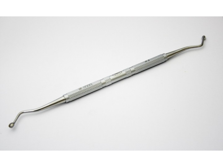 Ложка кюретажная изогнутая №4, 14314