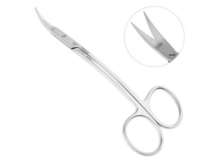 Ножницы хирургические двойной изгиб La Grange, 11,5 см, NOPA AC 472/11