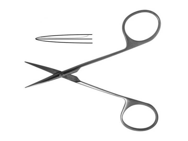 ТМ-Н-42-1 Ножницы глазные тупоконечные прямые