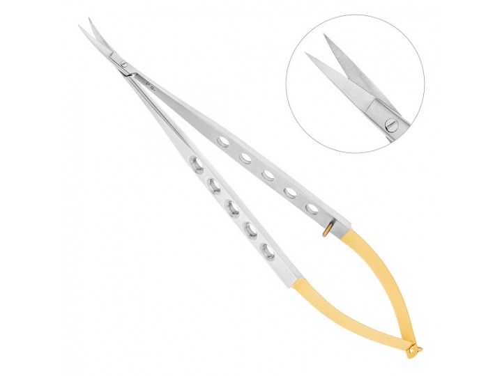 Ножницы-микро изогнутые Micro Schere TC 19-23B