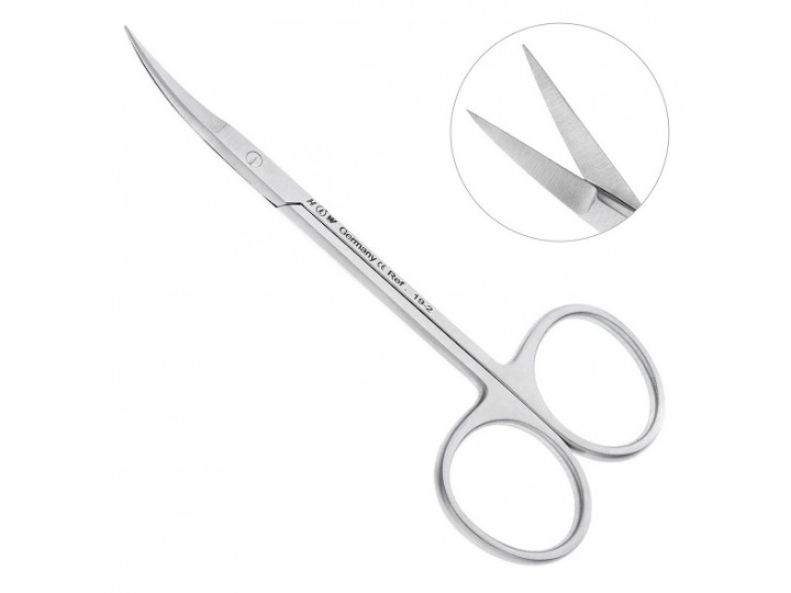 Ножницы хирургические изогнутые Iris 19-2