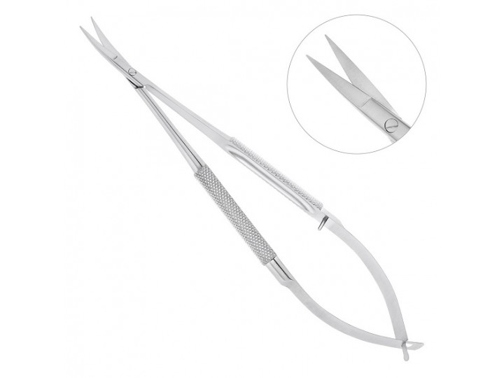 Ножницы хирургические изогнутые Castroviejo-Gomel 19-28