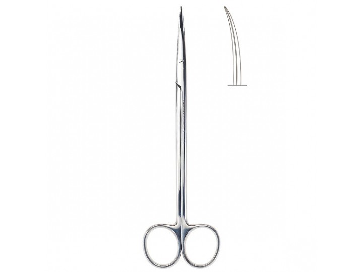 Ножницы изогнутые Metzenbaum Delicate остроконечные 131-320