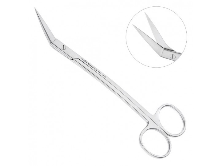 Ножницы хирургические угловые Goldmann-Fox 19-11