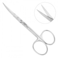 Ножницы хирургические стандартные изогнутые, 11,0 см, зубчатые, NOPA AC 649/11