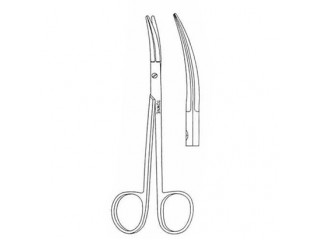 Ножницы изогнутые зазубренные 04-395-18