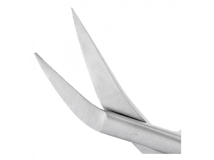 Ножницы хирургические двойной изгиб, зубчатая поверхность Dean 19-9