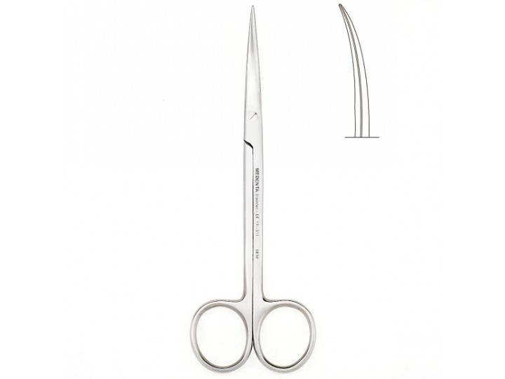 Ножницы изогнутые Metzenbaum остроконечные 131-311-P