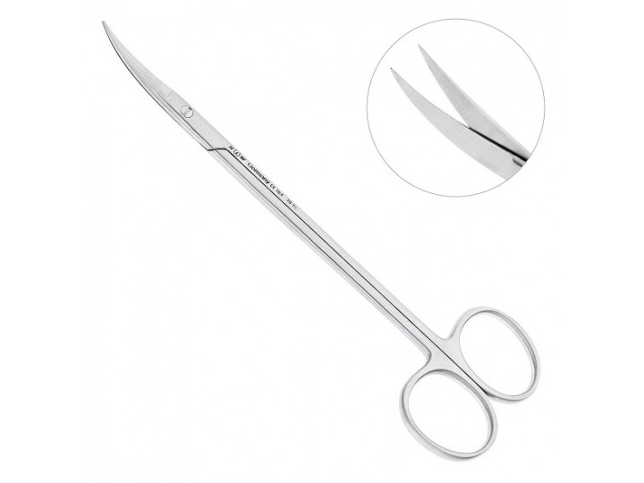 Ножницы хирургические изогнутые Kelly 19-15