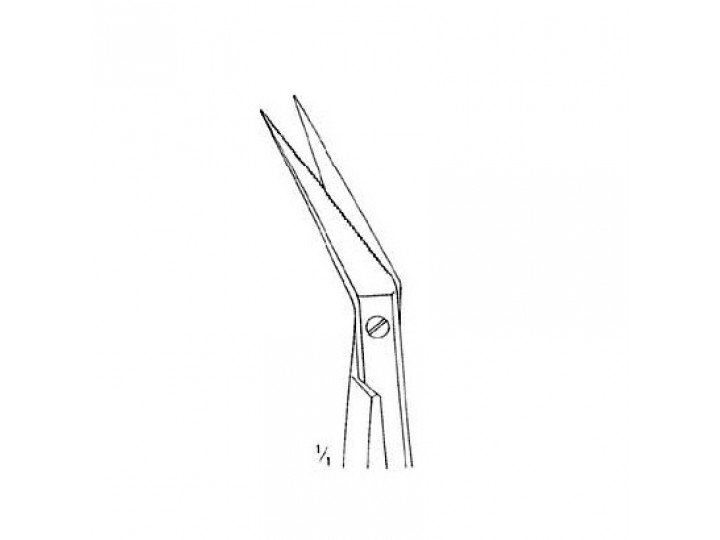 Ножницы изогнутые Locklin 131-225-P