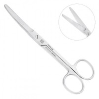 Ножницы стандартные хирургические изогнутые, 14,5 см, NOPA AC 011/14