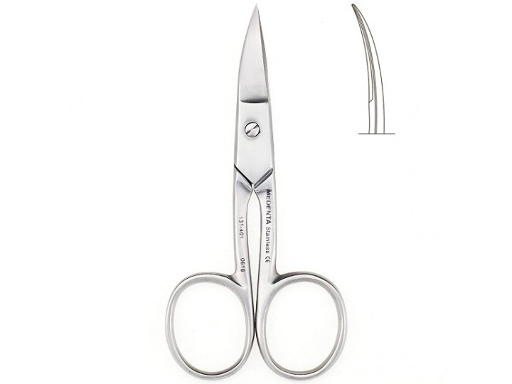 Ножницы изогнутые Nail 131-401