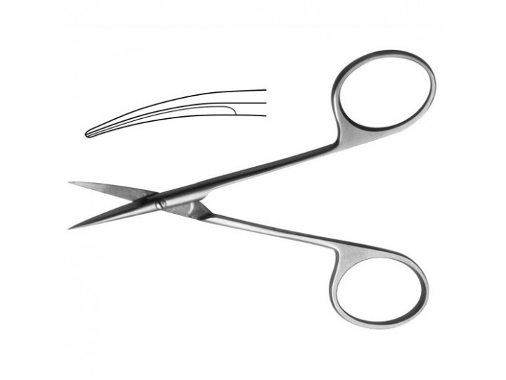 ТМ-Н-41 Ножницы глазные остроконечные