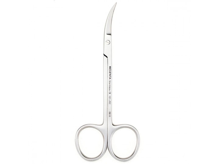 Ножницы изогнутые по ребру Iris 131-202-P
