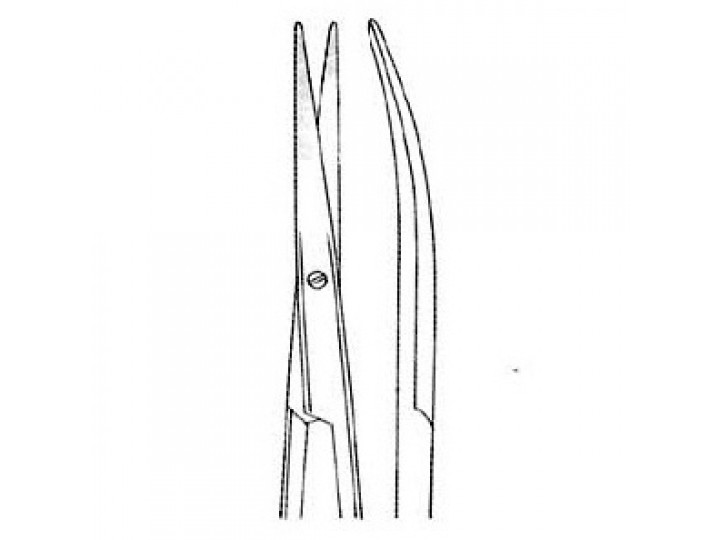 Ножницы изогнутые Gum 131-223-P