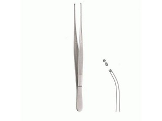 Пинцет глазной хирургический изогнутый 100*0,6 мм П-37-614