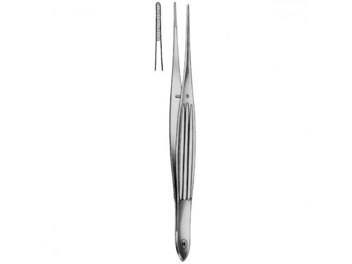 HSC 090-15 - пинцет анатомический Mc Indoe