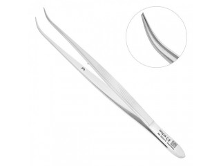 Пинцет для удаления осколков изогнутый, 14,5 см, NOPA AB 565/14