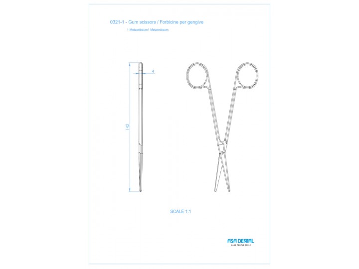Пинцет анатомический прямой 0321-1