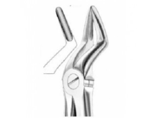 Щипцы №52 для удаления корней зубов верхней челюсти, баянеты с широкими смыкающимися губками E004427