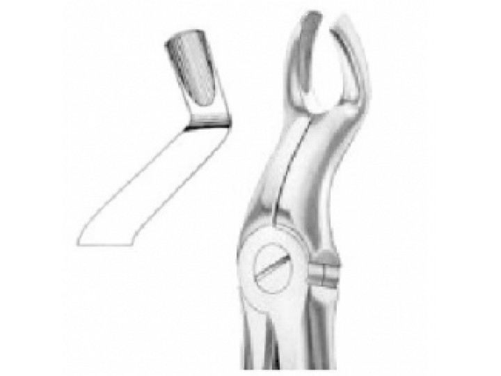 Щипцы №67А для удаления верхних третьих моляров удлиненные E004563