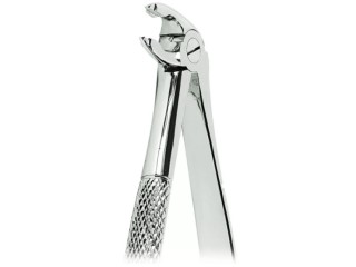 Щипцы №38A для поврежденных кариесом нижних корней с зубчиками 0100-38A