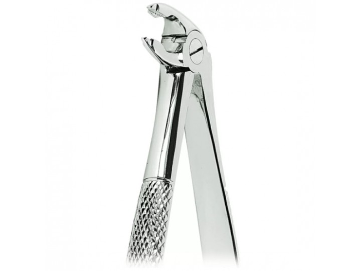 Щипцы №38A для поврежденных кариесом нижних корней с зубчиками 0100-38A