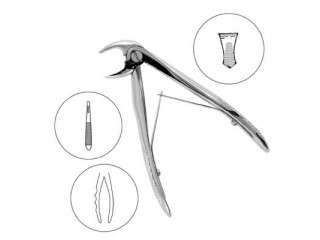 Щипцы №12-6В HLW для удаления зубов детские нижние моляры